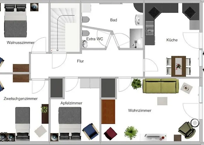 Moderne In Der - 3 Schlafzimmer & 1,5 Baeder Δωμάτια σε οικογενειακή κατοικία Markdorf